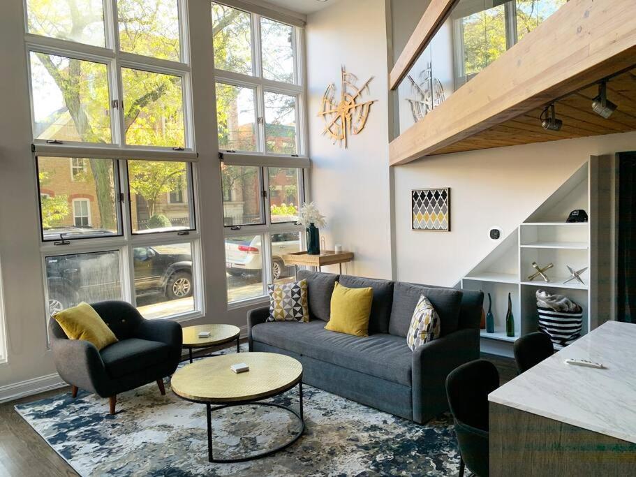 Lincoln Park Light-Filled Loft Lägenhet Chicago Exteriör bild